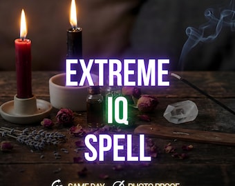 Hechizo para aumentar el coeficiente intelectual, claridad mental, concentración en el estudio y energía para la confianza en el aprendizaje.