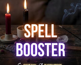 Powerful Spell Booster, Strengthen Any Spell, Energy Reinforcement