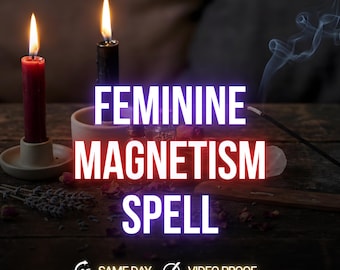 Hechizo de magnetismo femenino: Lanzamiento el mismo día para un hechizo de belleza suave, confianza y atractivo, ritual de atracción.