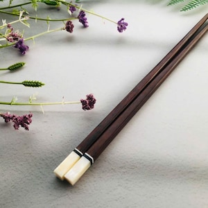 Natural Rosewood Chopsticks  | Rosewood Chopsticks With Seashell | Housewarming Gift | Personalized Chopsticks | Eco Friendly