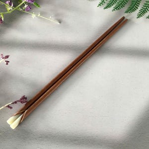 Wooden Chopsticks With Pearl Head  | Crafted Traditional Chopsticks | Housewarming Gift | Personalized Chopsticks | Handmade Chopsticks