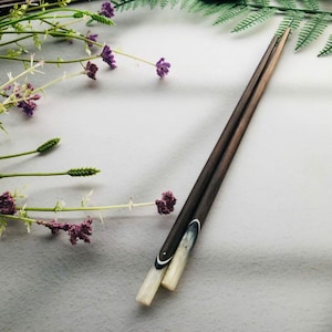 Natural Chopsticks  | Traditional Chopsticks | Wooden Chopsticks | Wooden Chopsticks With Seashell | Kitchen Utensils | Eco Friendly