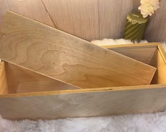 Wooden Wine Gift Box with Sliding Lid: DIY Project