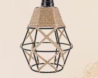 Frideko Chic Rope Metal Style Light Fixture  X001MY75QF
