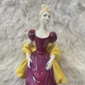 Royal Doulton Miniature Pretty Ladies Figurine &#39;Loretta&#39; Collectable Antique