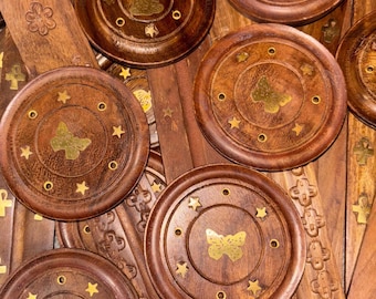 Wooden Style Incense Holders 2-4x Random Surprise Bundle!