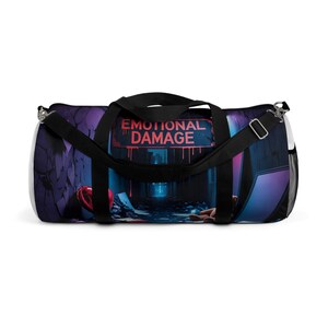 Emotional Damage Duffel Bag - Gym, Travel, Sports, Fitness, Weekender