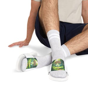 Aura Farming Men&#39;s Stylish Removable-Strap Sandals | Casual Outdoor Footwear, Summer Urlaubs Shoes, Vacation Slides,, Fun [...]