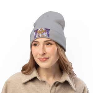 Bussin Embroidered Knit Beanie, Cozy Winter Hat, Artistic Beanie, Unique Gift for Him/Her, Stylish Warm Beanie