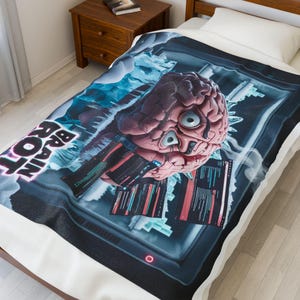 Brain Rot Velveteen Plush Blanket - Cozy Throw for Gaming, Great Gift for Nerds, Soft Home Decor, Perfect for Movie Nights, Unique [...]