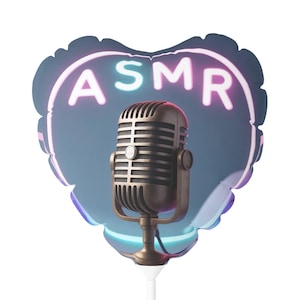 Heart-Shaped ASMR Balloon - Party Decor, Photo Prop, Event Decoration, Gifts for ASMR Lovers, Celebrations