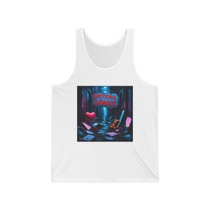 Emotional Damage Tank Top, Graphic Jersey Tank, Unisex Summer Wear, Gift for Friends, Casual Fashion Statement, Trendy Tank