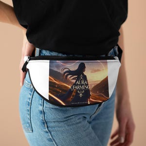 Stylish Fanny Pack for Adventurers, Aura Farming Design, Travel Bag, Festival Accessory, Gift for Gamers, Eco-Friendly