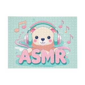 ASMR Bear Puzzle - Relaxing Playtime Fun, 1000-Piece Jigsaw for Kids & Adults, Unique Gift for Puzzle Lovers, Home Décor, ASMR Enthusiasts