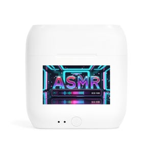 Wireless Earbuds Case with ASMR Design, Stylish Bluetooth Earbuds, Unique Tech Gift, Headphone Holder, Audio Accessory
