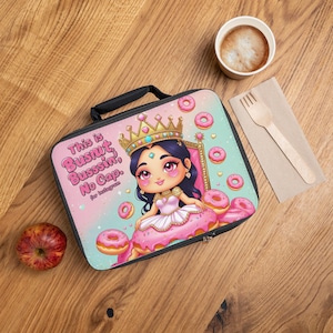 Bussin Whimsical Lunch Bag for Kids, Cute Lunchbox, Fun Snack Carrier, Perfect for School, Back to School Gift, Princess Design