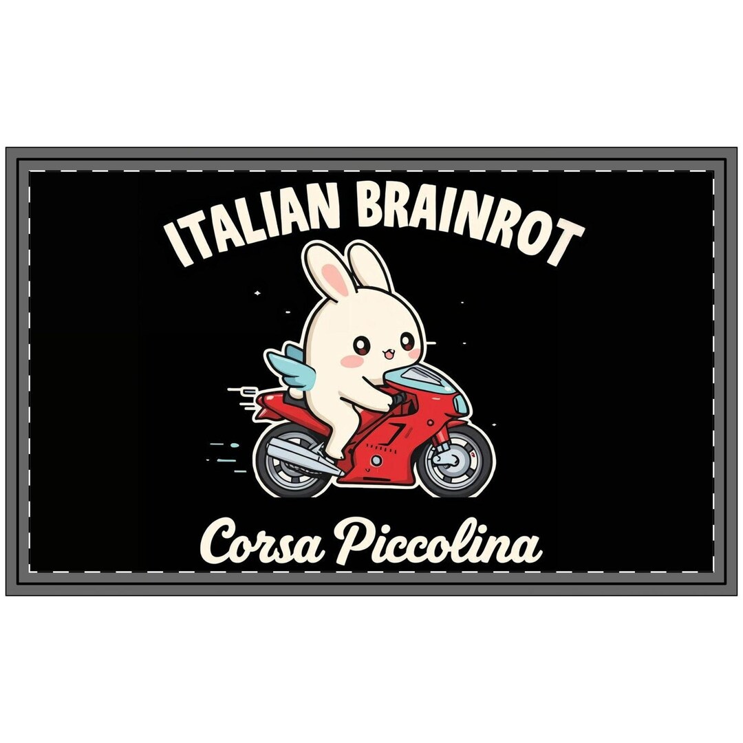 Italian Brainrot Corsa Bunny Doormat, Cute Entrance Mat, Pet Lover Gift ...