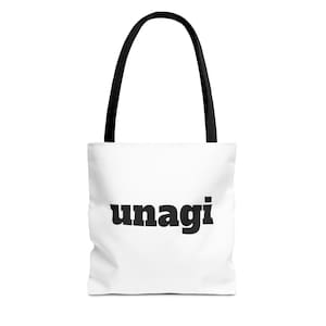 unagi Stilvolle Einkaufstasche für den täglichen Gebrauch, umweltfreundliches Einkaufen, künstlerisches Geschenk, Reisezubehör, perfekt für alle Gelegenheiten