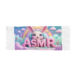 ASMR Bunny Light Scarf, Cute Accessory for Cozy Vibes, Ideal for Gifts, Festivals, Parties, and Relaxation