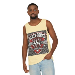 Gyatt Force Licensed to Thirst Tank Top | Unisex Summer Apparel, Casual Wear, Party Top, Gift for Him or Her, Festival Outfit