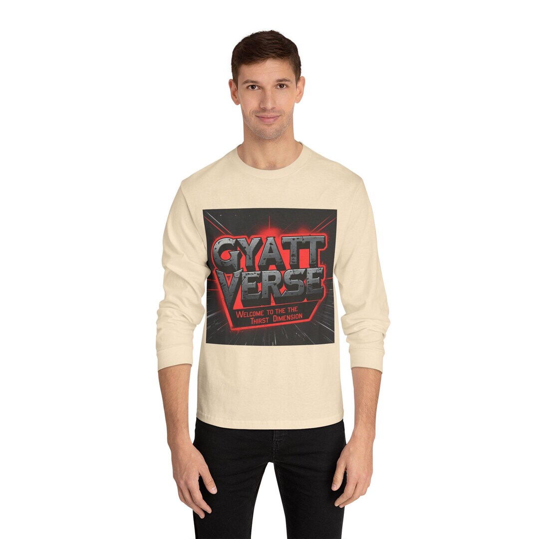 Gyatt Verse Cinematic Adventure Long Sleeve T-shirt | Graphic Tees ...