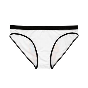 Brain Rot Cat-Themed Women&#39;s Underwear, Funny Panties, AOP Briefs for Cat Lovers, Unique Gift for Her, Cute & Comfy Lingerie
