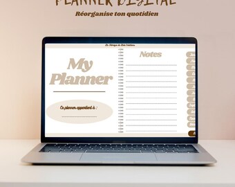 Undated digital diary, iPad and Android diary, GoodNotes diary, digital calendar, daily, weekly, monthly journal