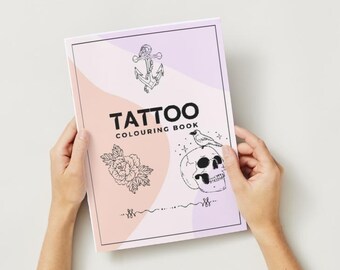 Tattoo Colouring Book - Digital Download