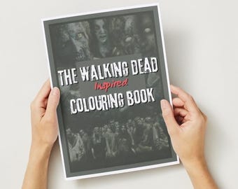 The Walking Dead inspired Colouring Book - Digital Download