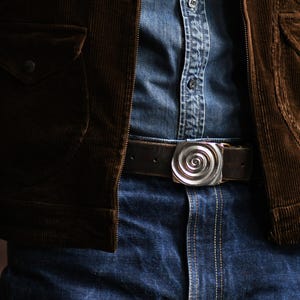 Personalized Men&#39;s Leather Belt - Engraved Gift for Him, Father&#39;s Day Present, Custom Groomsmen Belt, Handmade Full Grain Leather