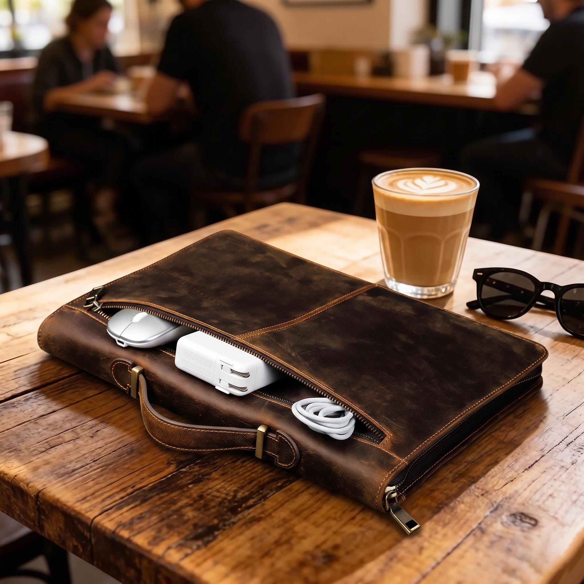 Leather case for MacBook pro - Etsy 日本