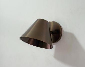 Handgefertigte Moderne Messing Wandleuchte | Antike Bronze