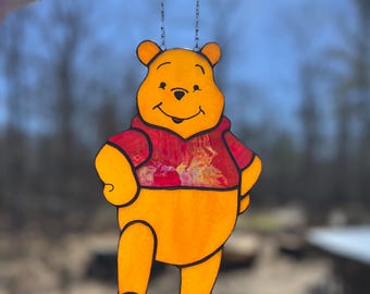 ヴィンテージ プーさん 夜空 ステンドグラス パターン - Etsy 日本