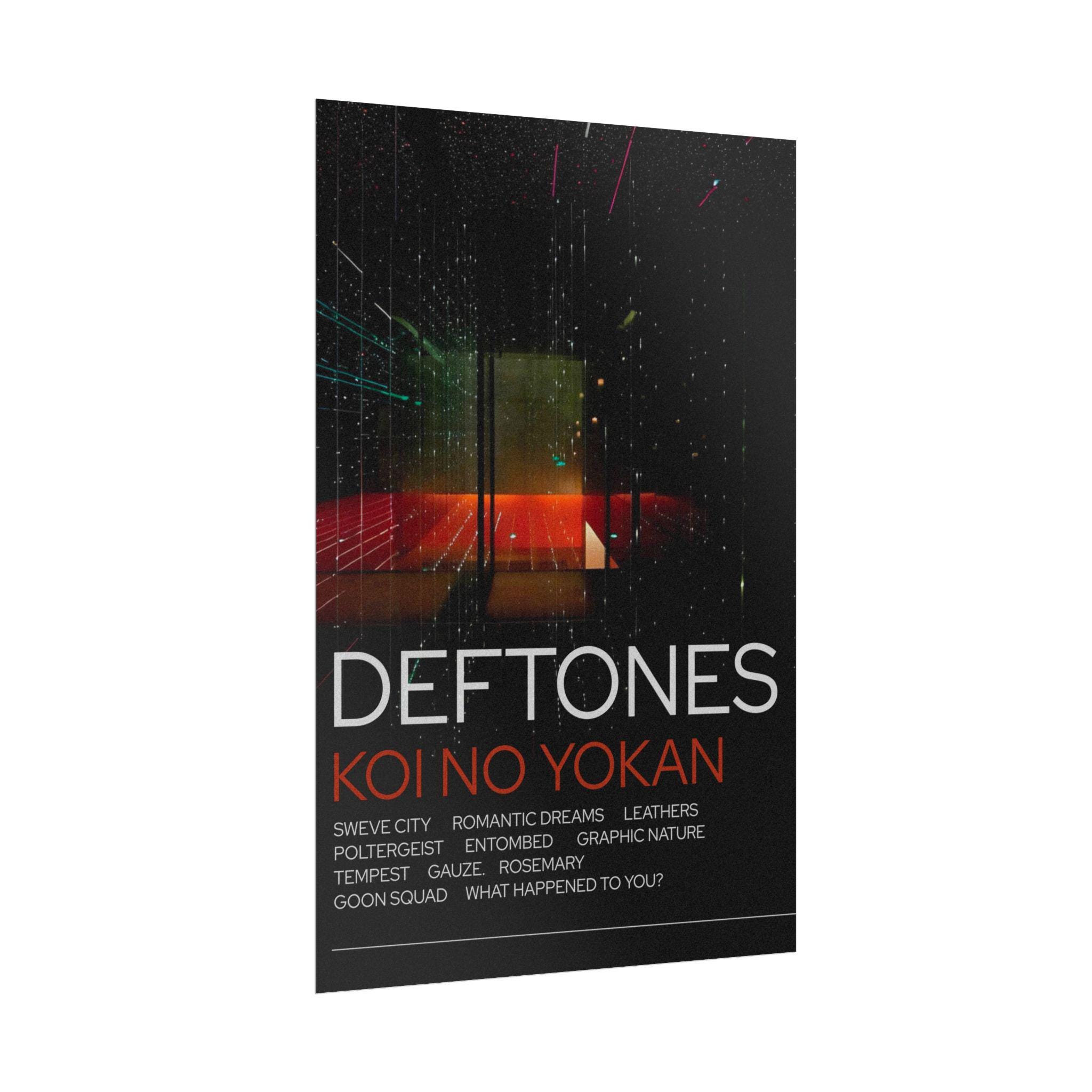 Deftones Koi No Yokan Rolled Poster Print, Music Art Print, Wall