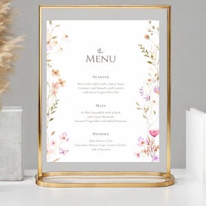 Event Menu Template