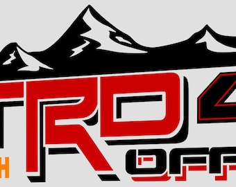 Pegatinas TRD todoterreno de montaña para tundra, reemplazo lateral de camioneta Tacoma, OEM TRDORMTNV9T2