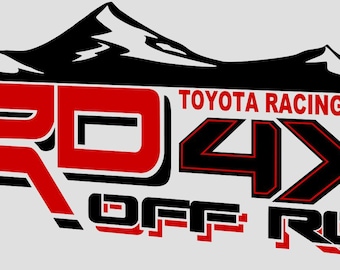 Pegatinas TRD todoterreno de montaña para tundra, reemplazo lateral de camioneta Tacoma, OEM TRDORMTNV9T3