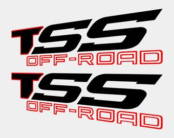 TSS Off Road-dekaler Tundra Tacoma lastbilsflak sport ersättning V21