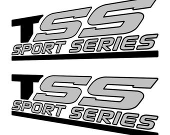 Calcomanías y pegatinas TSS SPORT SERIES para camionetas todoterreno Tundra Tacoma, laterales de caja, reemplazo deportivo V5