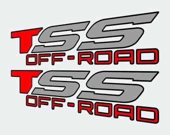 Calcomanías todoterreno TSS para camionetas Tundra Tacoma, laterales deportivos de repuesto TSSORV17T1