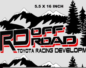Pegatinas TRD todoterreno MOUNTAIN para tundra, reemplazo lateral de caja de camioneta Tacoma OEM