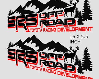 SR5 Off Road MOUNTAIN klistermärken tundra dekaler Tacoma flak lastbil sidoersättning oem SR5ORMTNV8