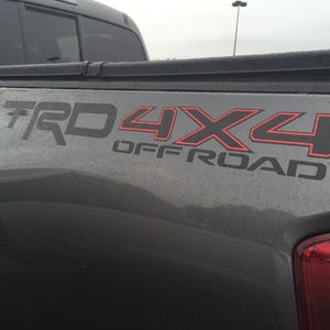 TRD オフロード デカール ステッカー ベッド交換用 OEM スポーツ 4x4