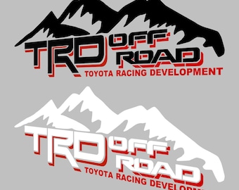 TRD Off Road MOUNTAIN klistermärken tundra dekaler Tacoma flak lastbil sidobyte oem TRDORMTNV2