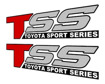 Calcomanías y pegatinas TSS SPORT SERIES para camionetas todoterreno Tundra Tacoma, laterales de caja, reemplazo deportivo V4