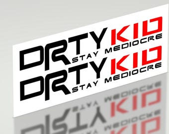 Pegatinas TRD DRTY KID para Tundra, calcomanías para la caja de la camioneta Tacoma, reemplazo OEM DRTYKV1