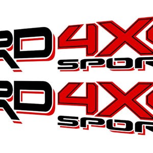 TRD SPORT デカール ステッカー ベッド交換用 オフロード OEM スポーツ 4x4 マウンテン