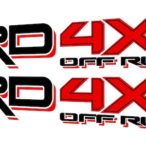TRD OFF ROAD Decals stickers bed replacement oem sport 4x4 mountain