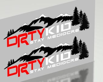 Pegatinas TRD 4RUNNER MOUNTAIN para tundra, calcomanías para camioneta Tacoma, reemplazo para laterales de camioneta, OEM DRTYKMTNV1