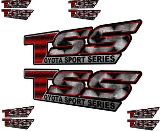 Calcomanías y pegatinas TSS SPORT SERIES para camionetas todoterreno Tundra Tacoma, laterales de caja, reemplazo deportivo V7